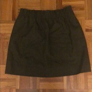 J. Crew Factory Olive Green Wool Skirt
